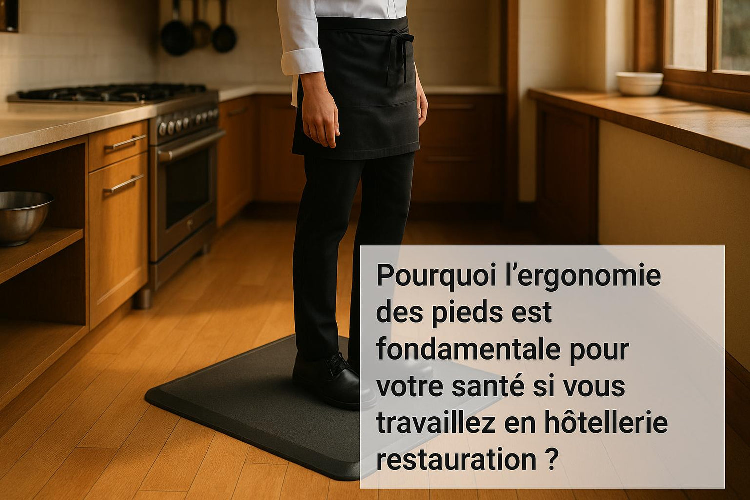 Pourquoi l'ergonomie des pieds est fondamentale pour votre santé si vous travailez en hotellerie restauration ?