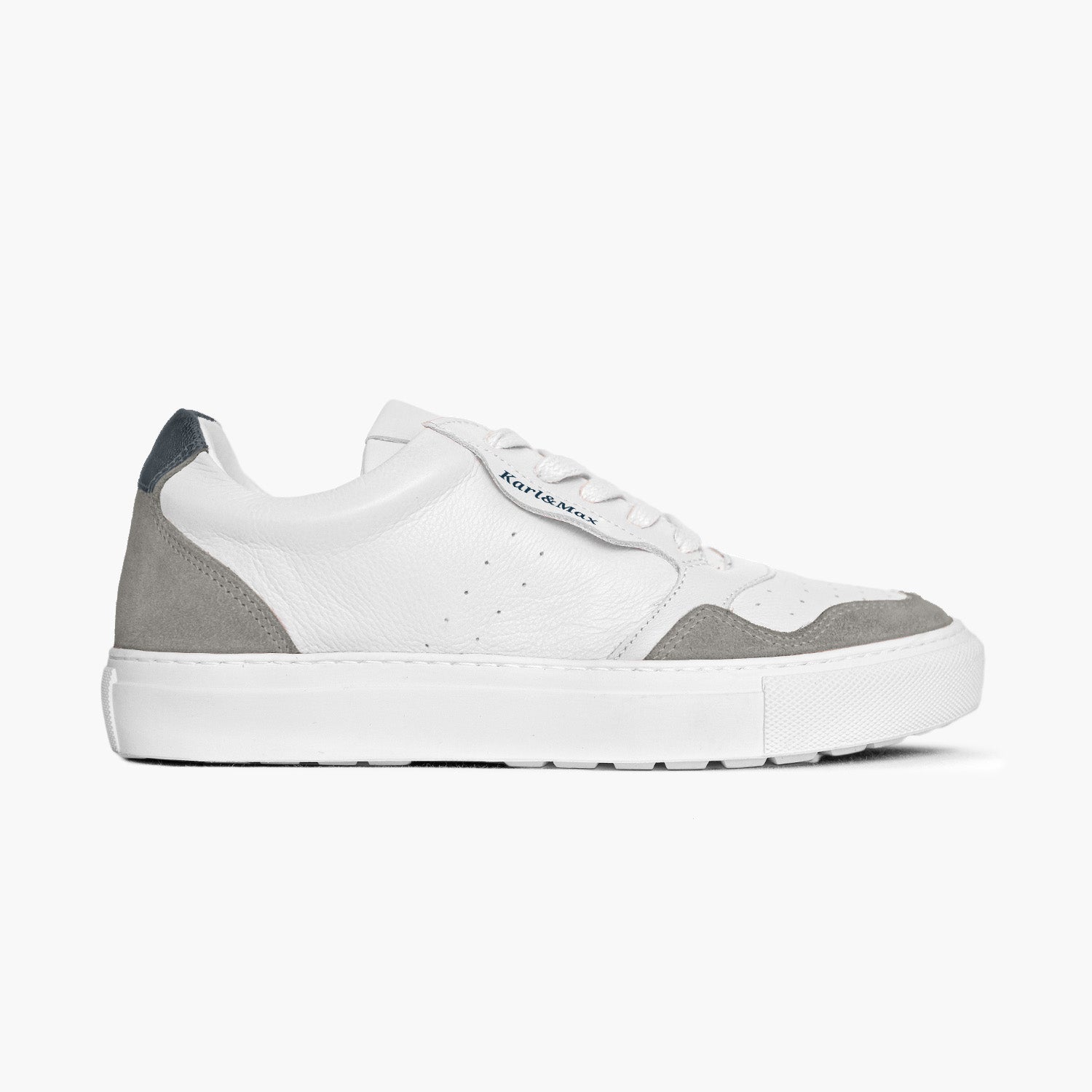 Chaussures cuir blanc confort hallux valgus unisex