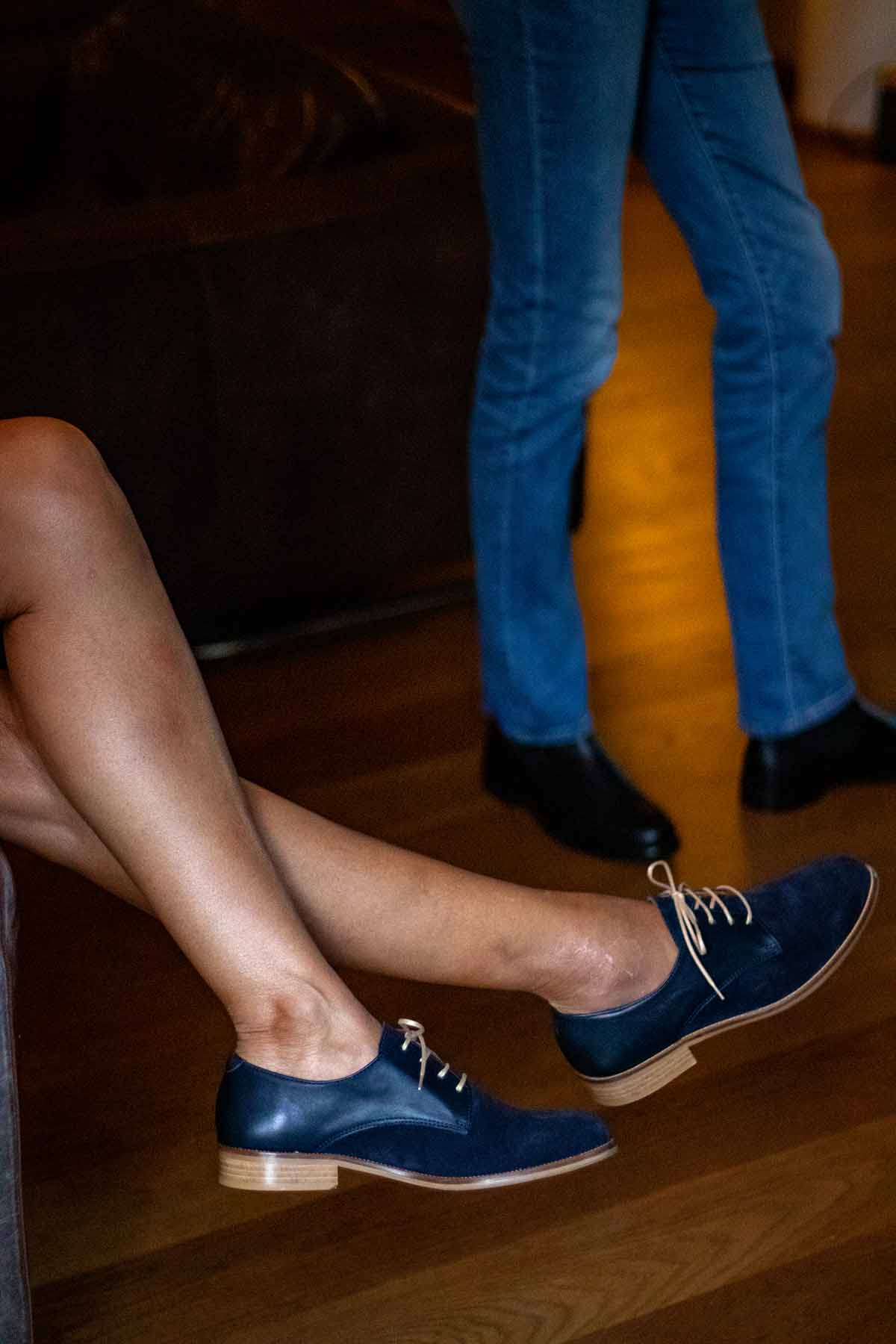 Simonetta marine confortable hallux valgus