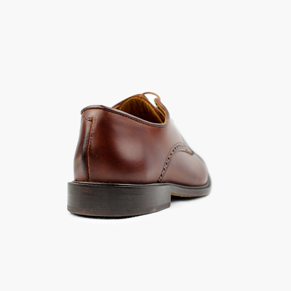 Chaussures cuir cognac confort homme semelles amovibles