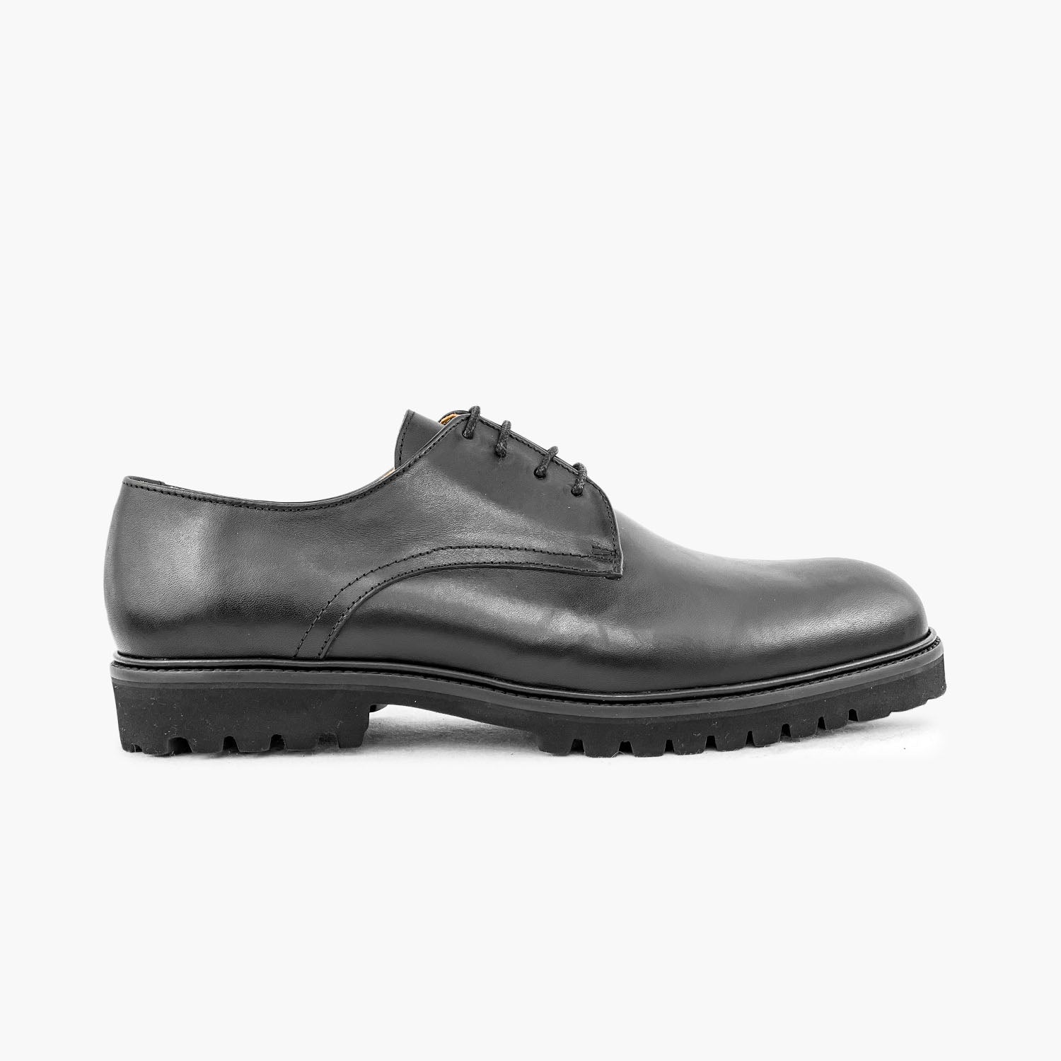 Derbies noir homme confort en cuir