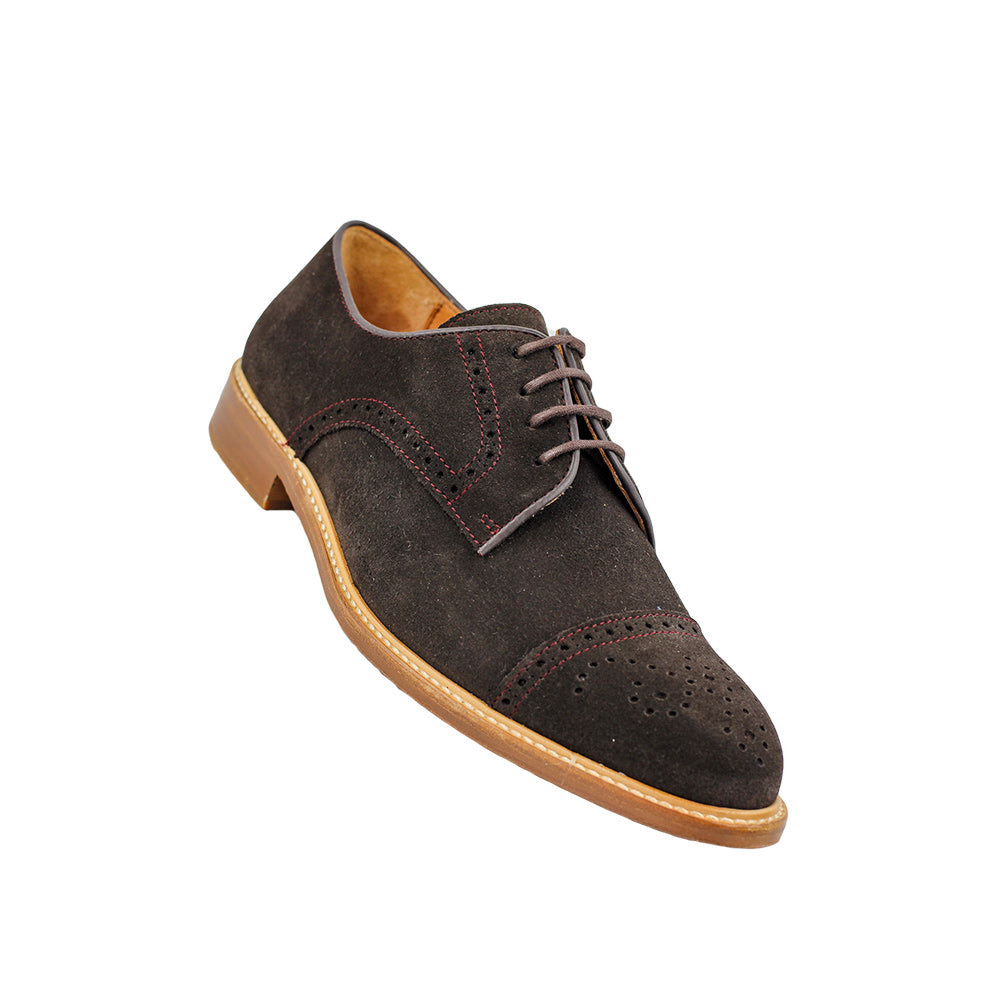 Derby chocolat haute-de-gamme homme hallux valgus