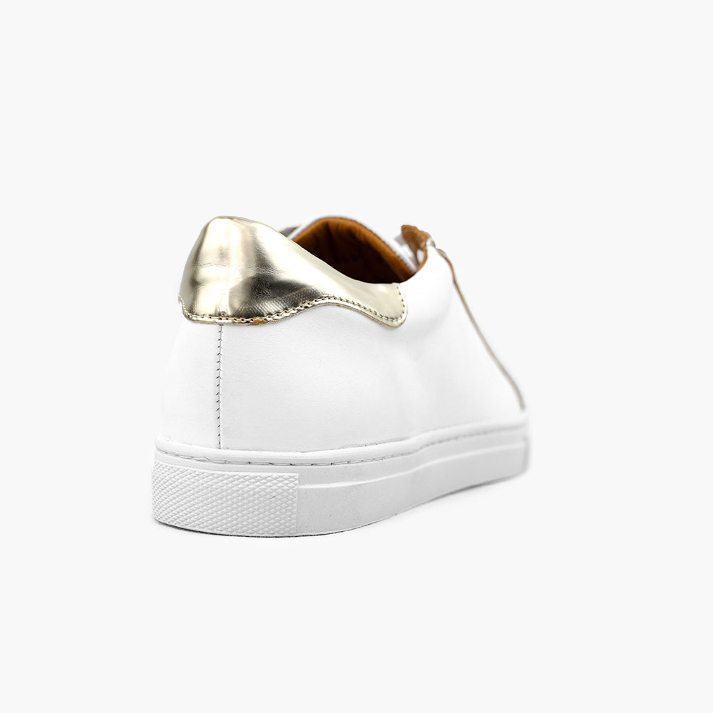 Sneakers dorée haut-de-gamme femme hallux valgus