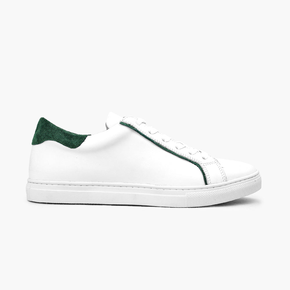 sneakers deep green haut-de-gamme femme confort