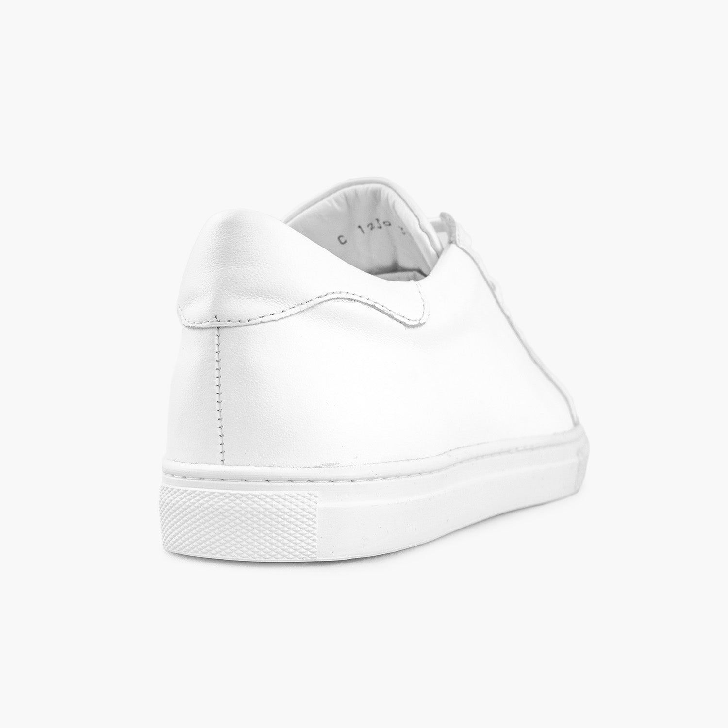 Tennis blanc confort femme pieds plats