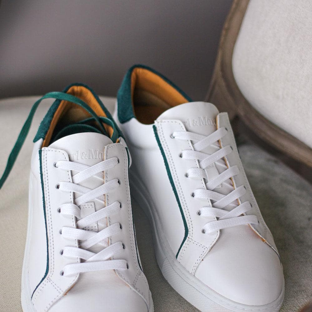 Sneakers deep green femme confort