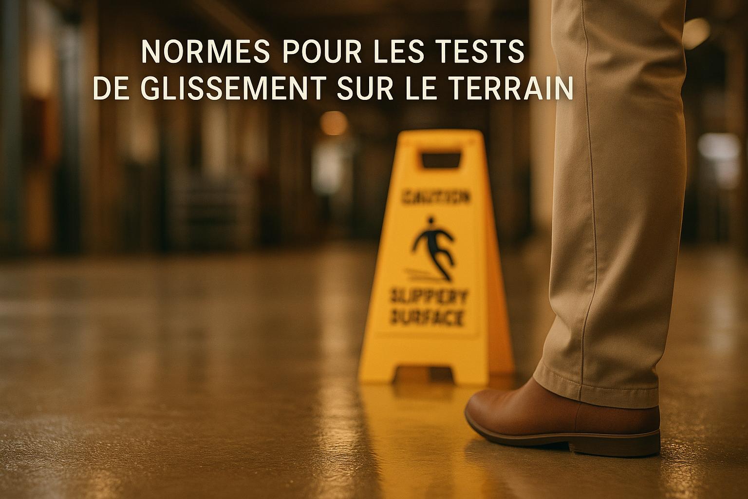 Normes pour les tests de glissement sur le terrain