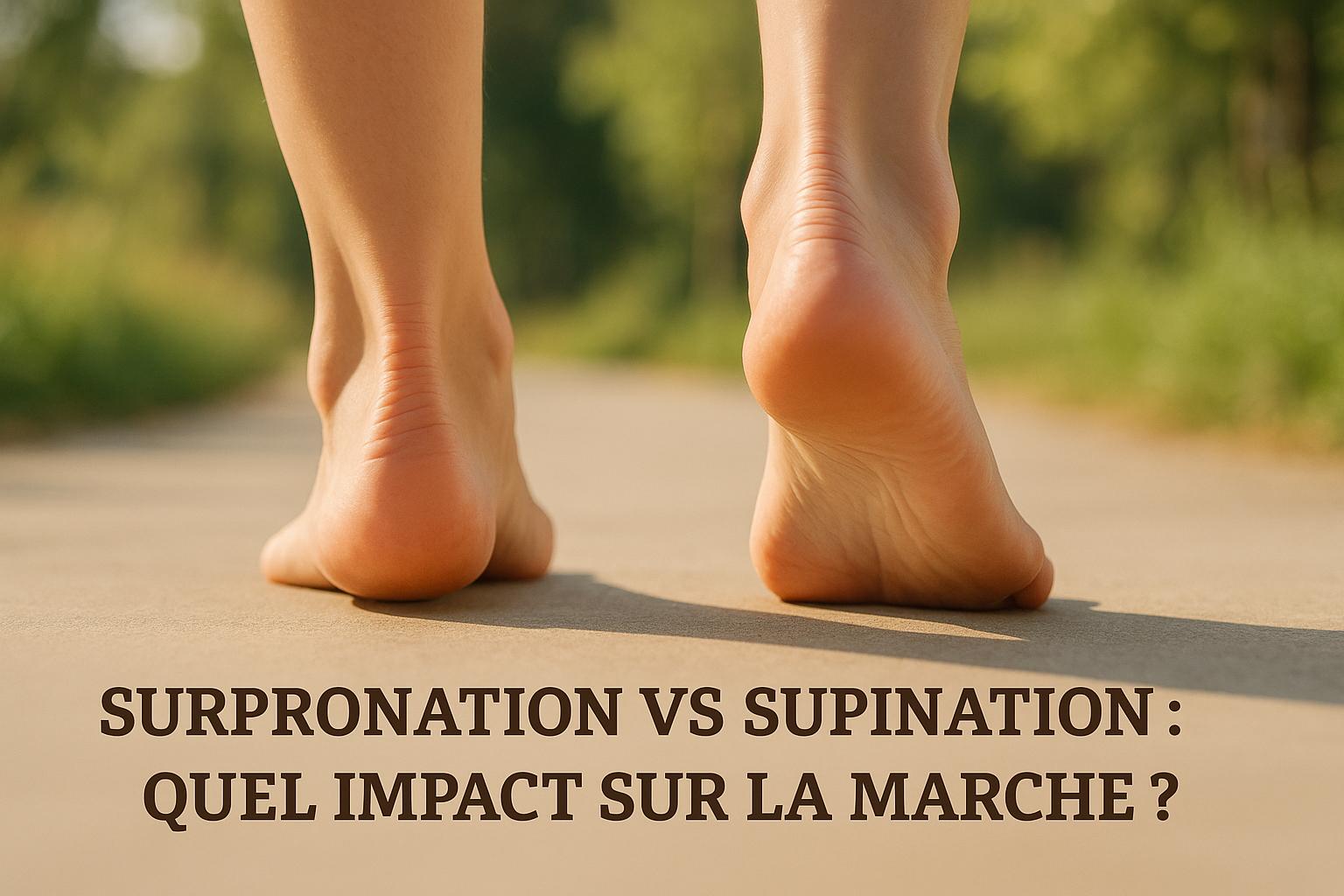 Surpronation vs supination : quel impact sur la marche ?
