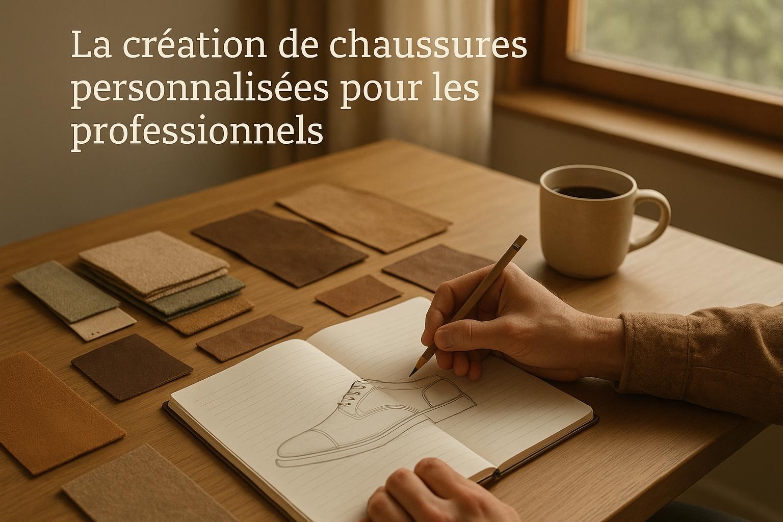 La création de chaussures personnalisées pour les professionnels.