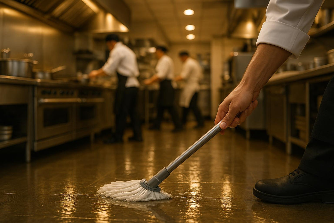 Responsable F&B : 78 200 accidents déclarés en food-service en 2023  -  pourquoi imposer une chaussure antidérapante dès la plonge