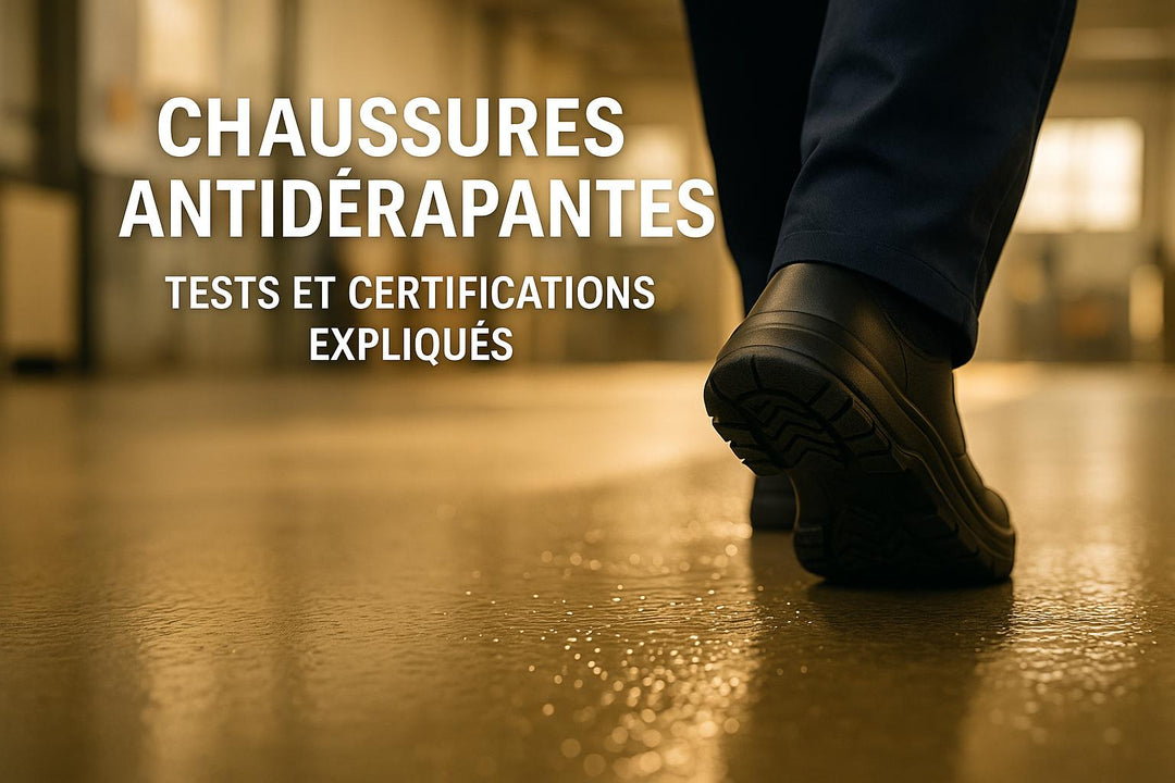 Chaussures antidérapantes : Tests et certifications expliqués