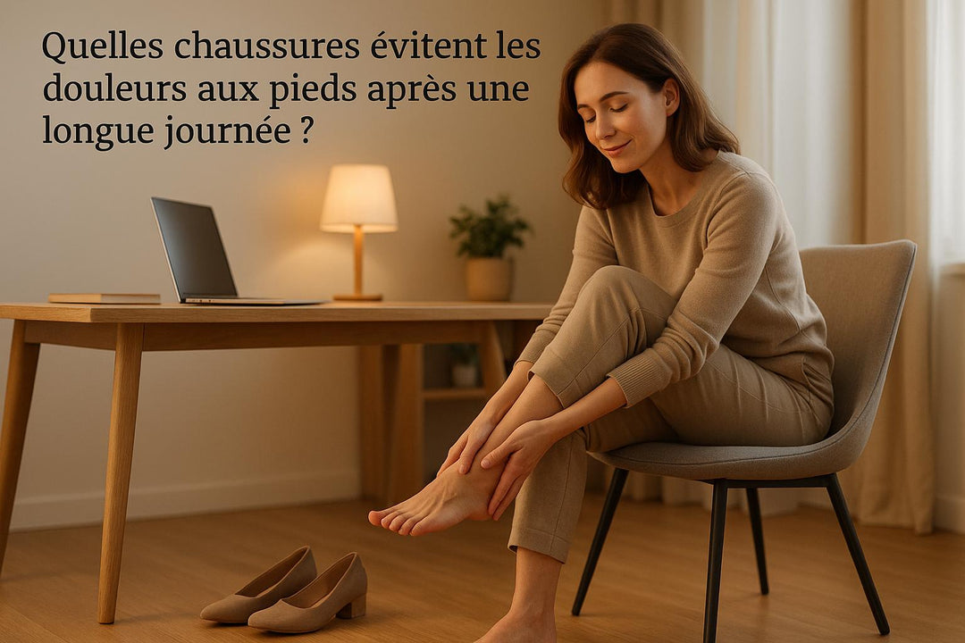 Quelles chaussures évitent les douleurs aux pieds après une longue journée ?