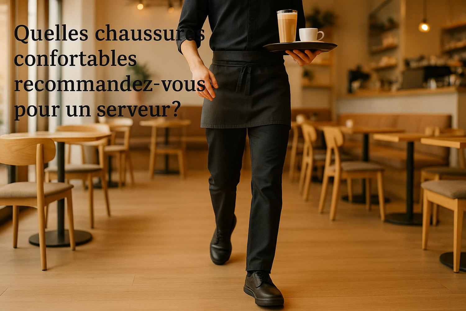 Quelles chaussures confortables recommandez-vous pour un serveur ?