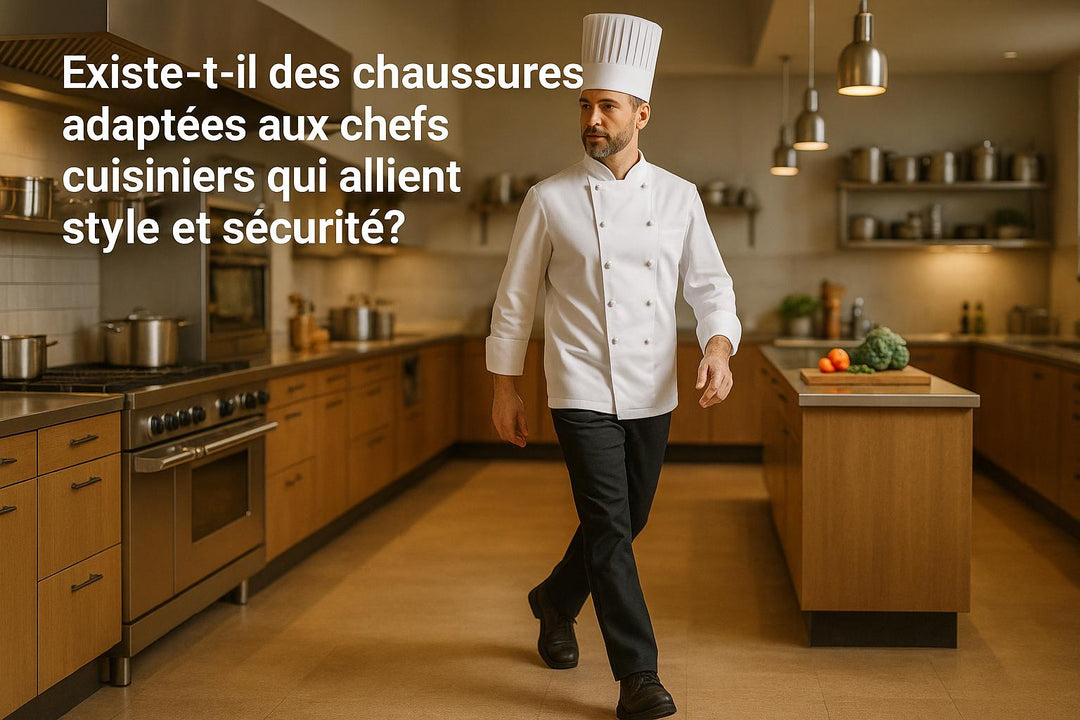 Existe-t-il des chaussures adaptées aux chefs cuisiniers qui allient style et sécurité ?