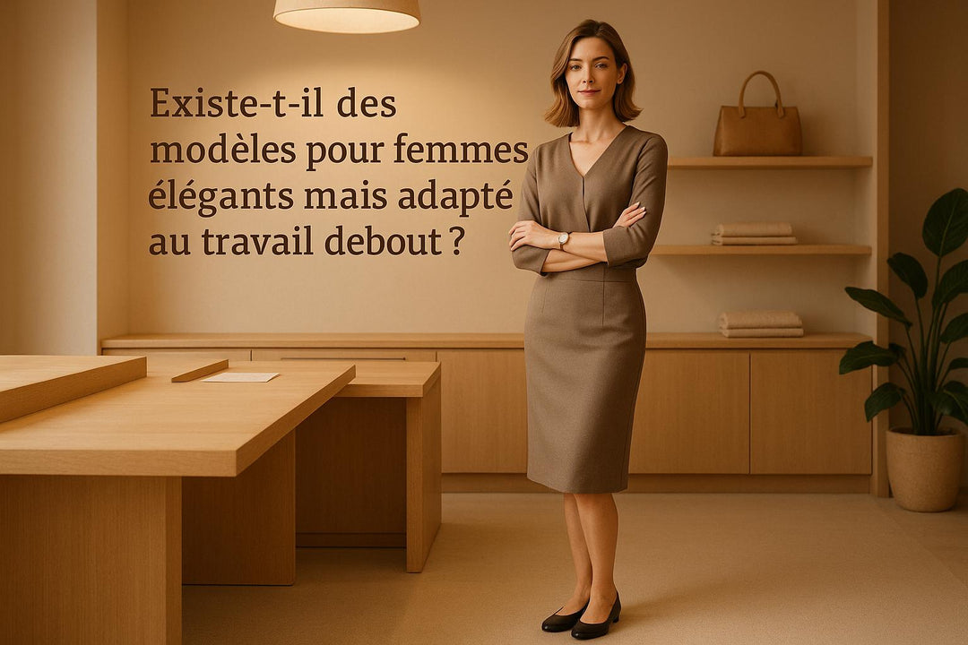 Existe-t-il des modèles pour femmes élégants mais adaptés au travail debout ?