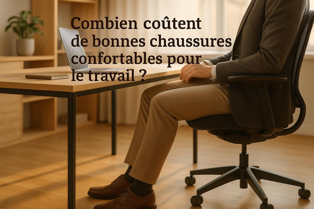 Combien coûtent de bonnes chaussures confortables pour le travail ?
