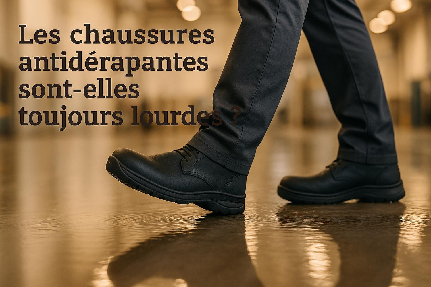 Les chaussures antidérapantes sont-elles toujours lourdes ?