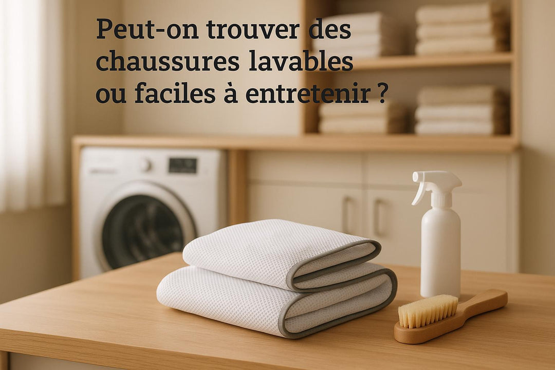 Peut-on trouver des chaussures lavables ou faciles à entretenir ?