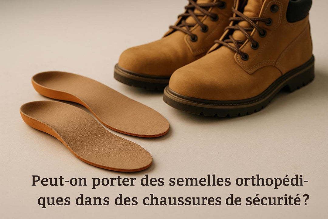 Peut-on porter des semelles orthopédiques dans des chaussures de sécurité ?