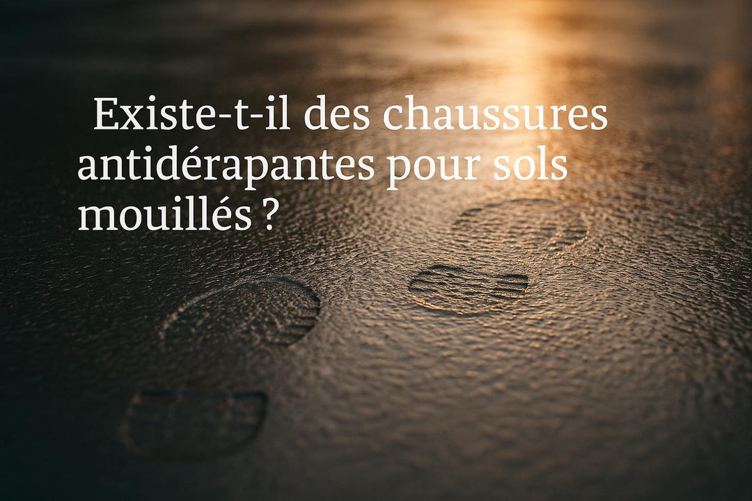 Existe-t-il des chaussures antidérapantes pour sols mouillés ?