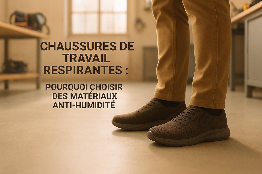 Chaussures de travail respirantes : pourquoi choisir des matériaux anti-humidité