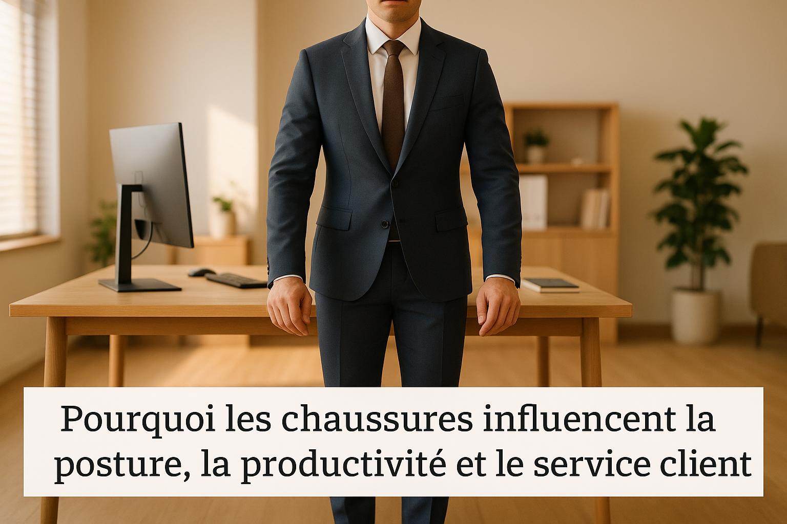 Pourquoi les chaussures influencent la posture, la productivité et le service client