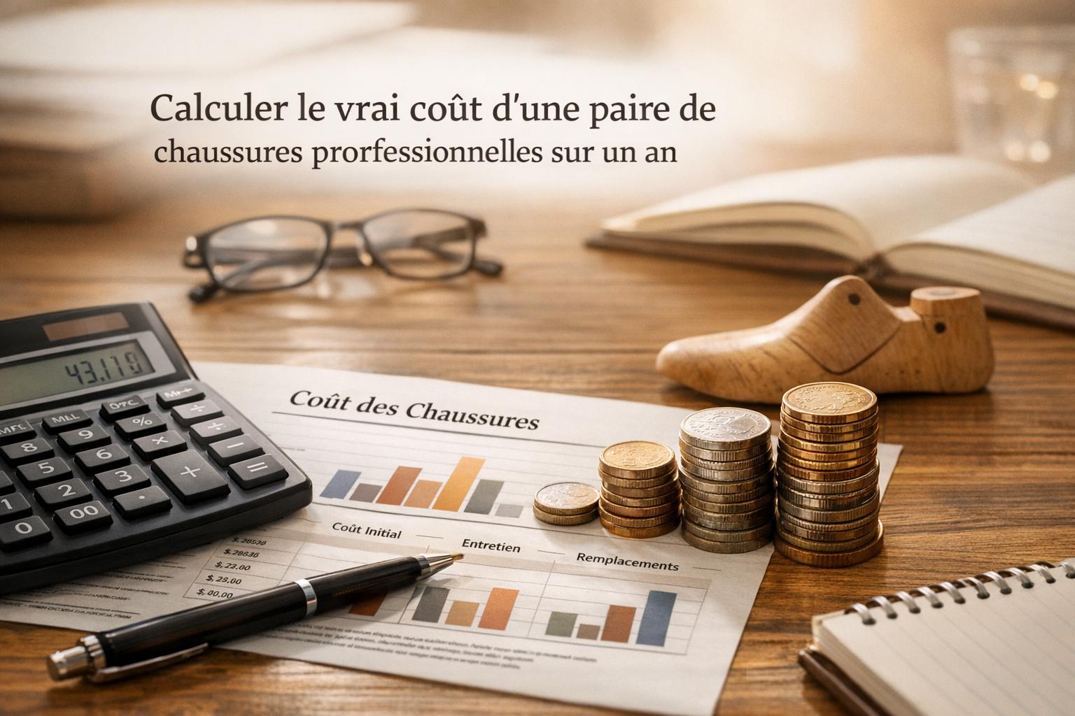 Calculer le vrai coût d’une paire de chaussures professionnelles sur un an