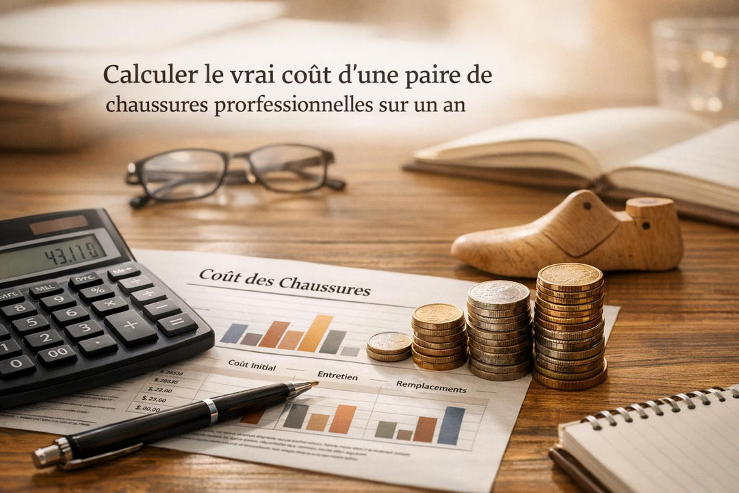 Calculer le vrai coût d’une paire de chaussures professionnelles sur un an