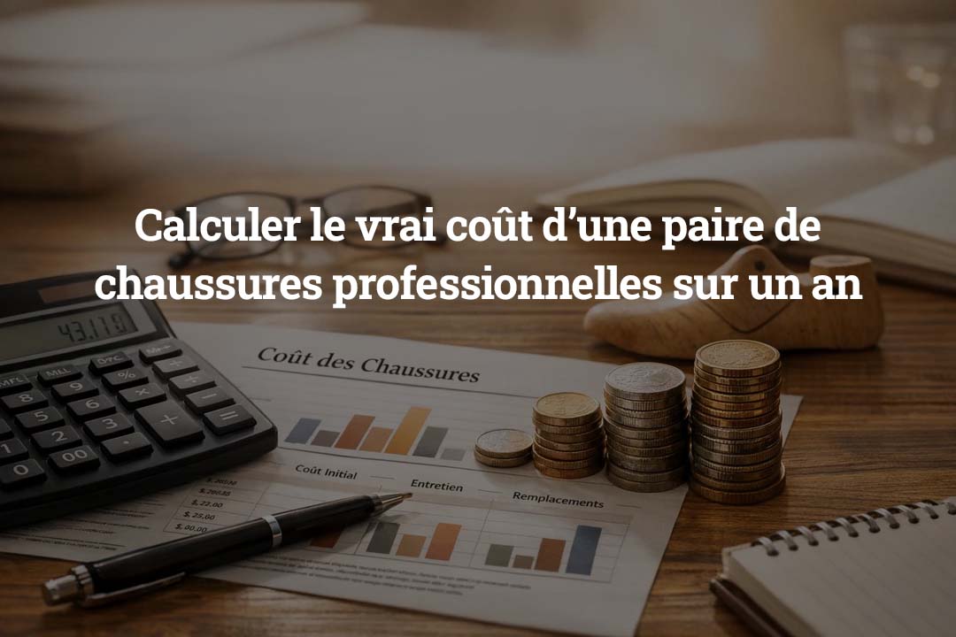 Calculer le vrai coût d’une paire de chaussures professionnelles sur un an