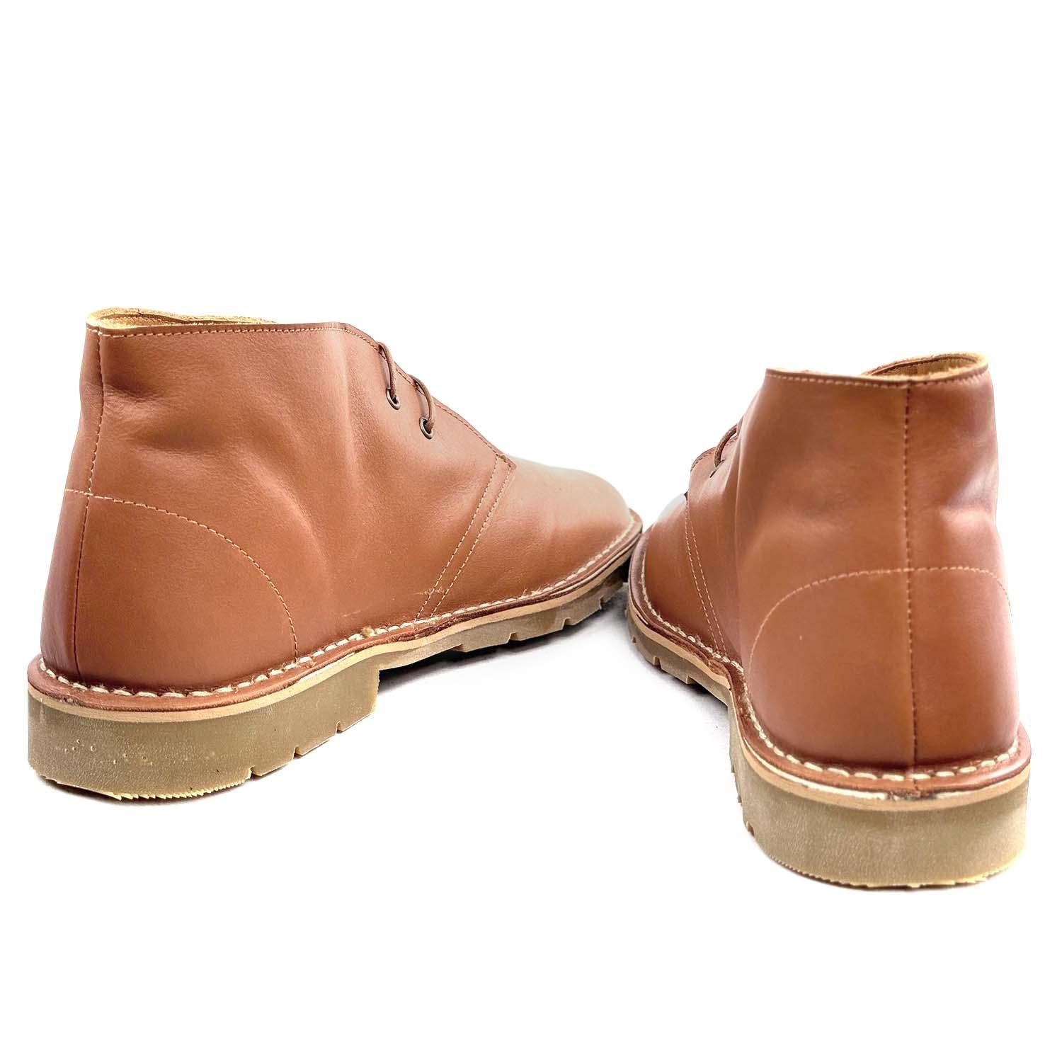 Boots homme Lawrence ● Cognac cuir lisse