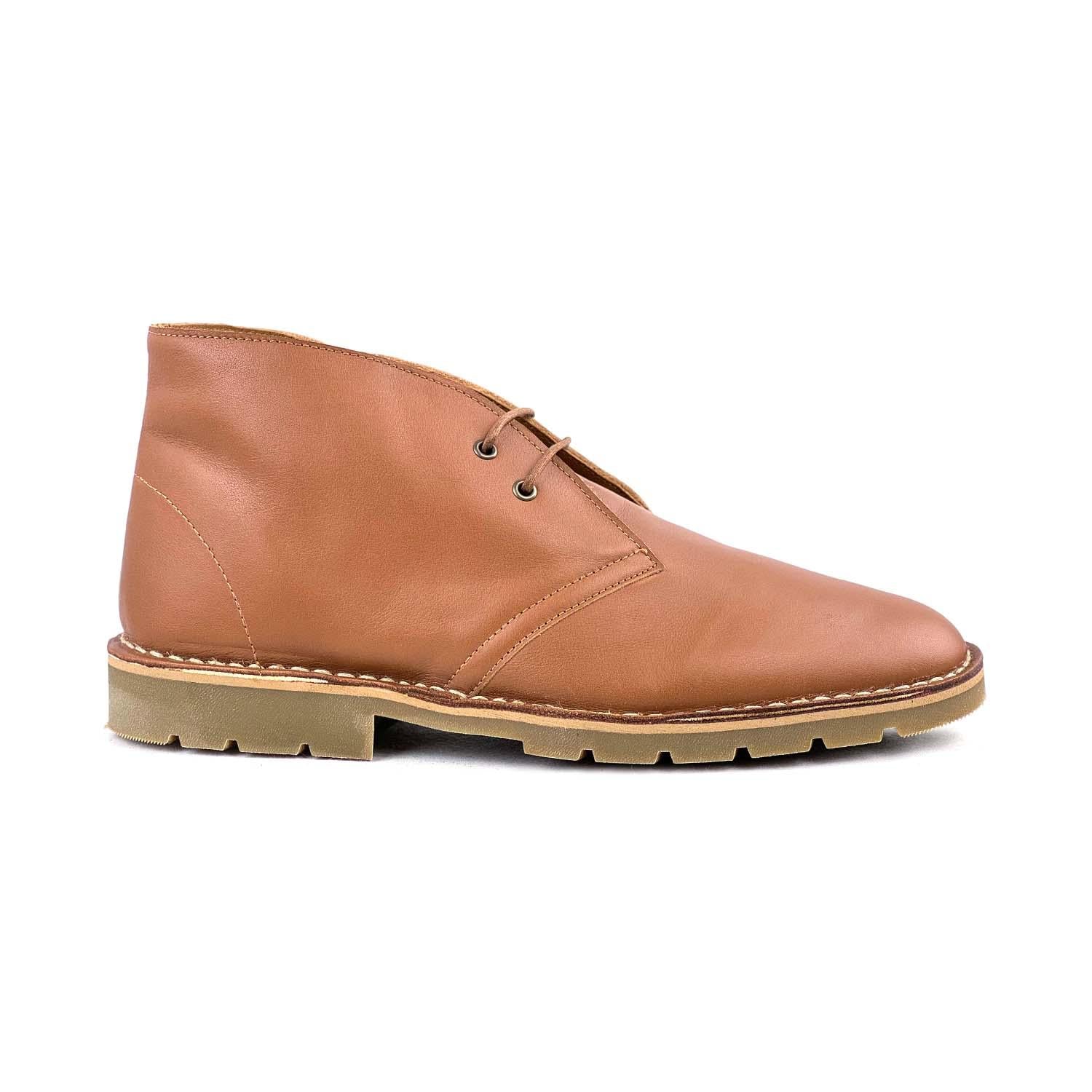 Boots homme Lawrence ● Cognac cuir lisse