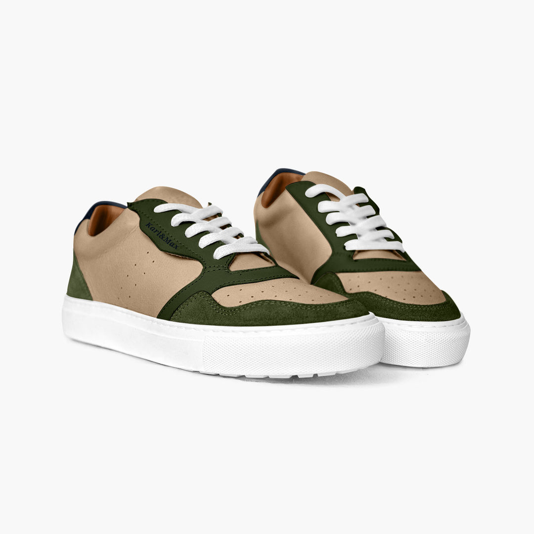 Proto Tennis confort Galopin ● Beige et kaki