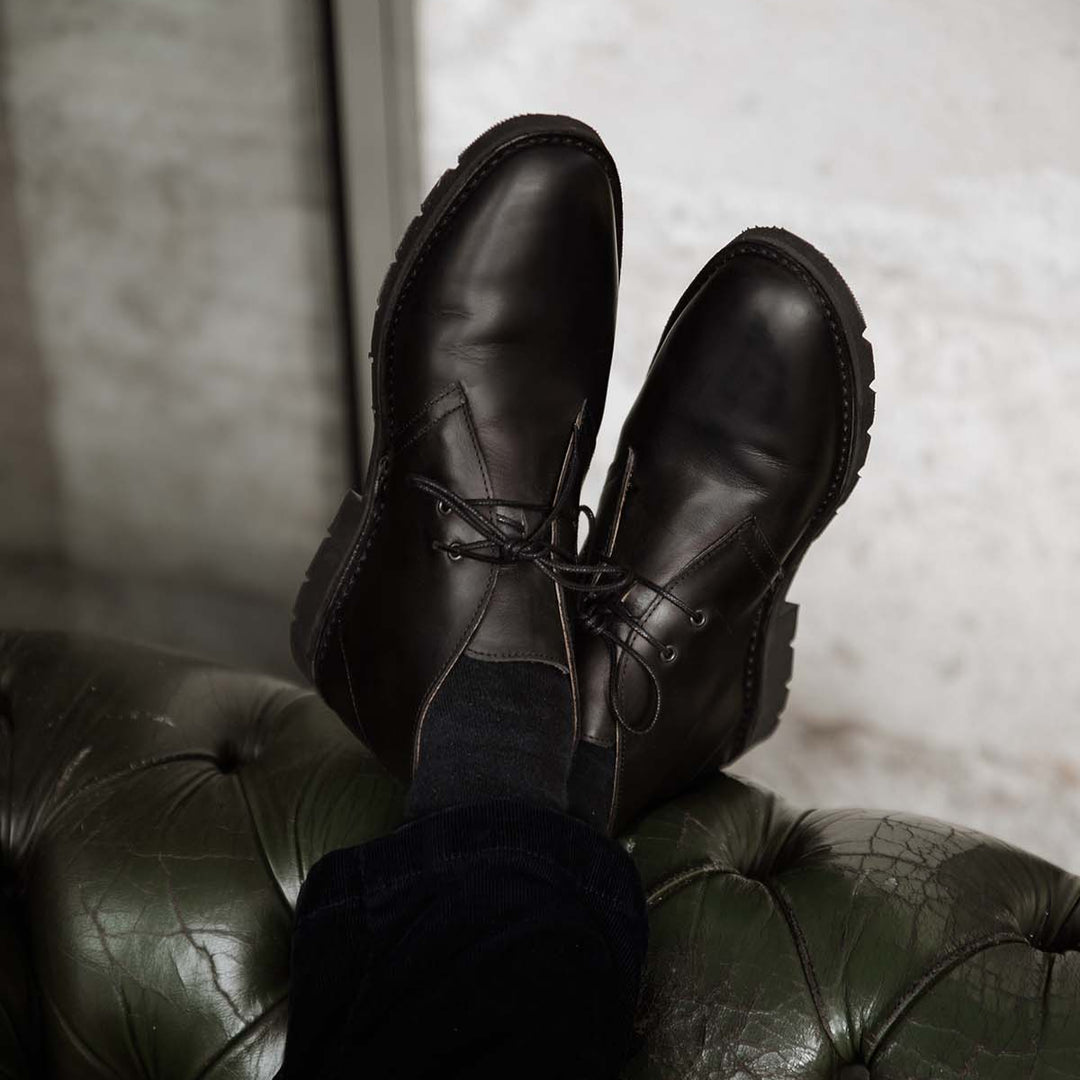 Desert boots homme confort semelle orthopédique