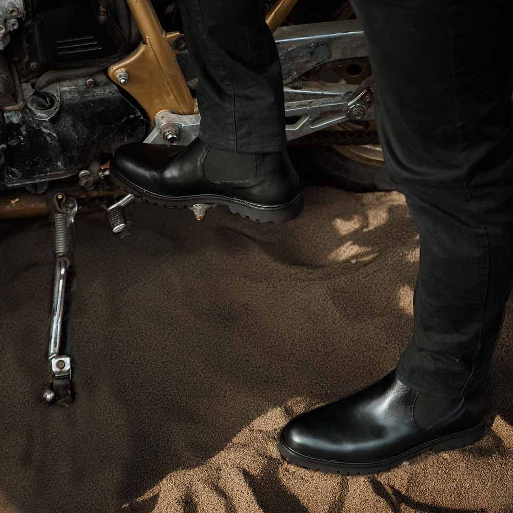 Bottines homme confortable cuir haut-de-gamme semelles orthopédiques