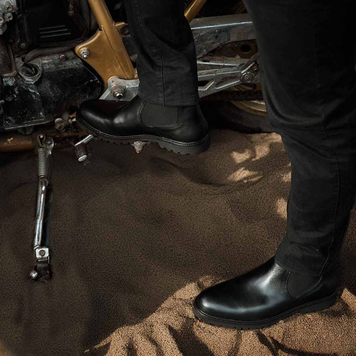 Bottines homme confortable cuir haut-de-gamme semelles orthopédiques