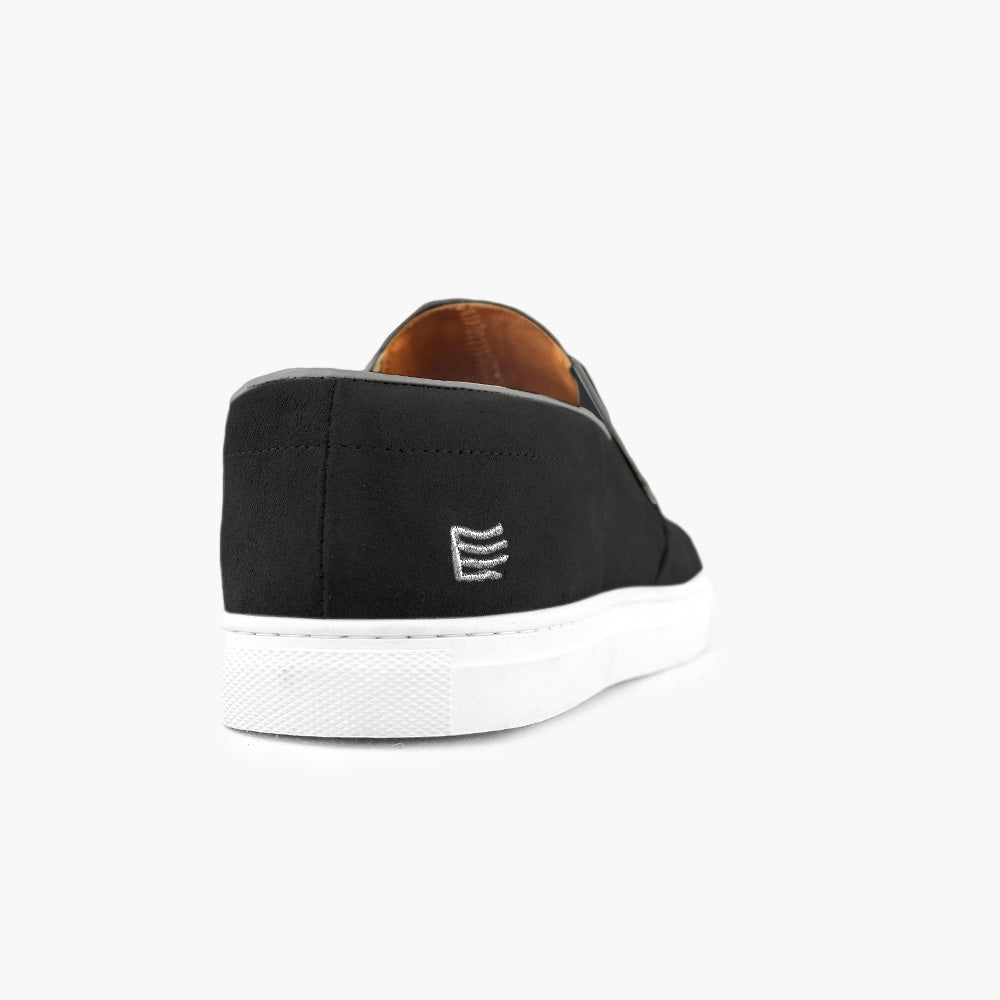 Slip on confot unisex semelles amovibles noir