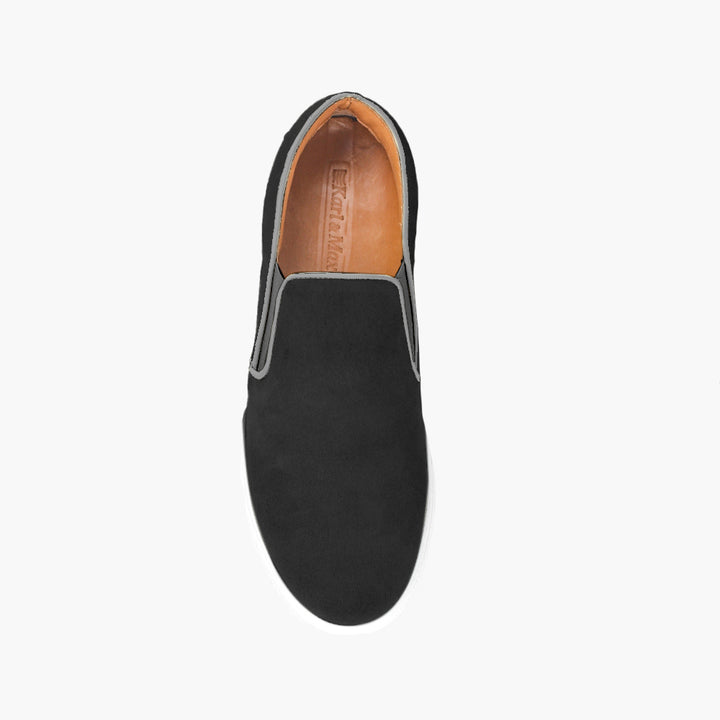 Slip on confot unisex pieds sensibles noir