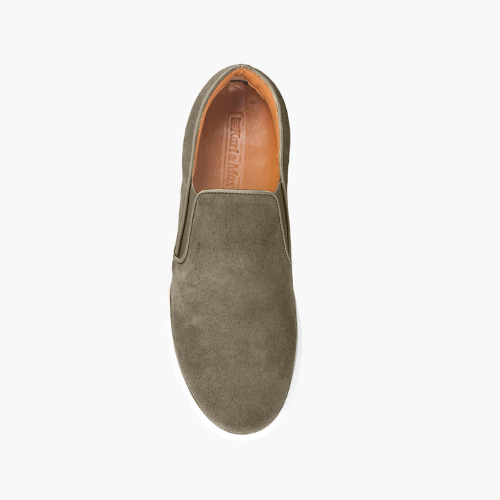 Slip on confot unisex pieds sensibles olive