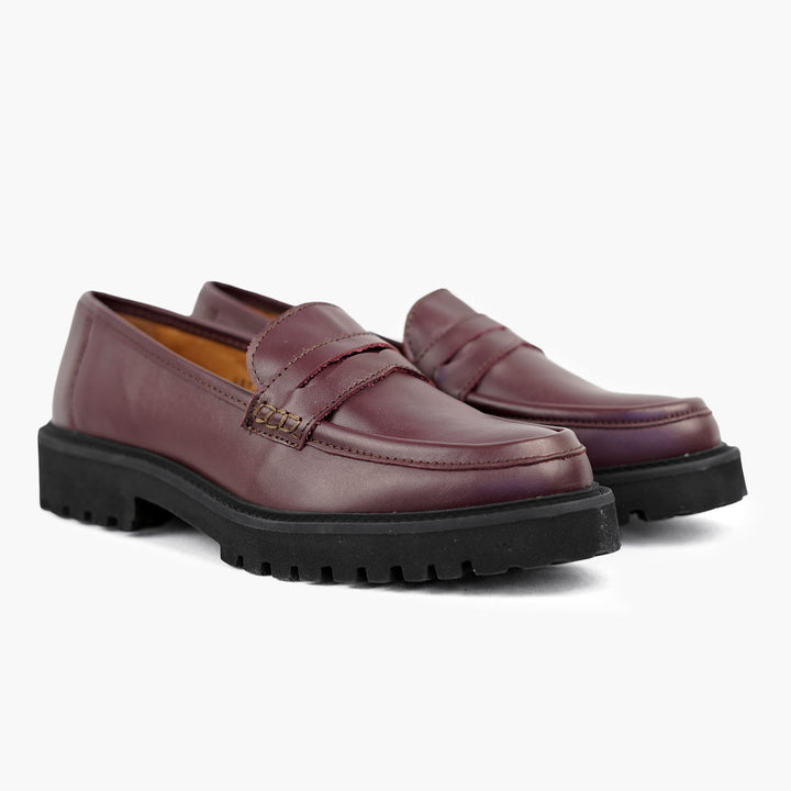 Mocassins confort Olivia ● Bordeaux