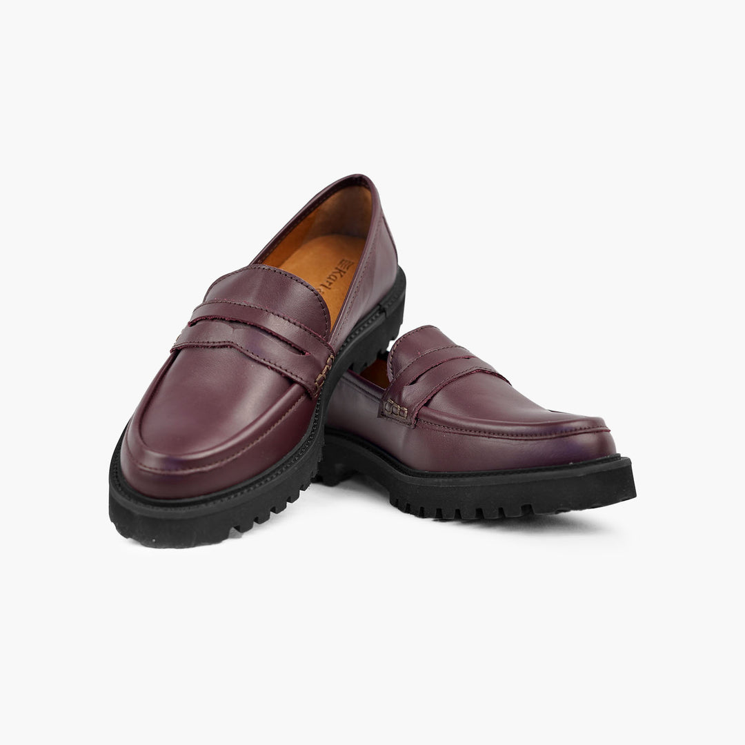 Mocassins confort Olivia ● Bordeaux