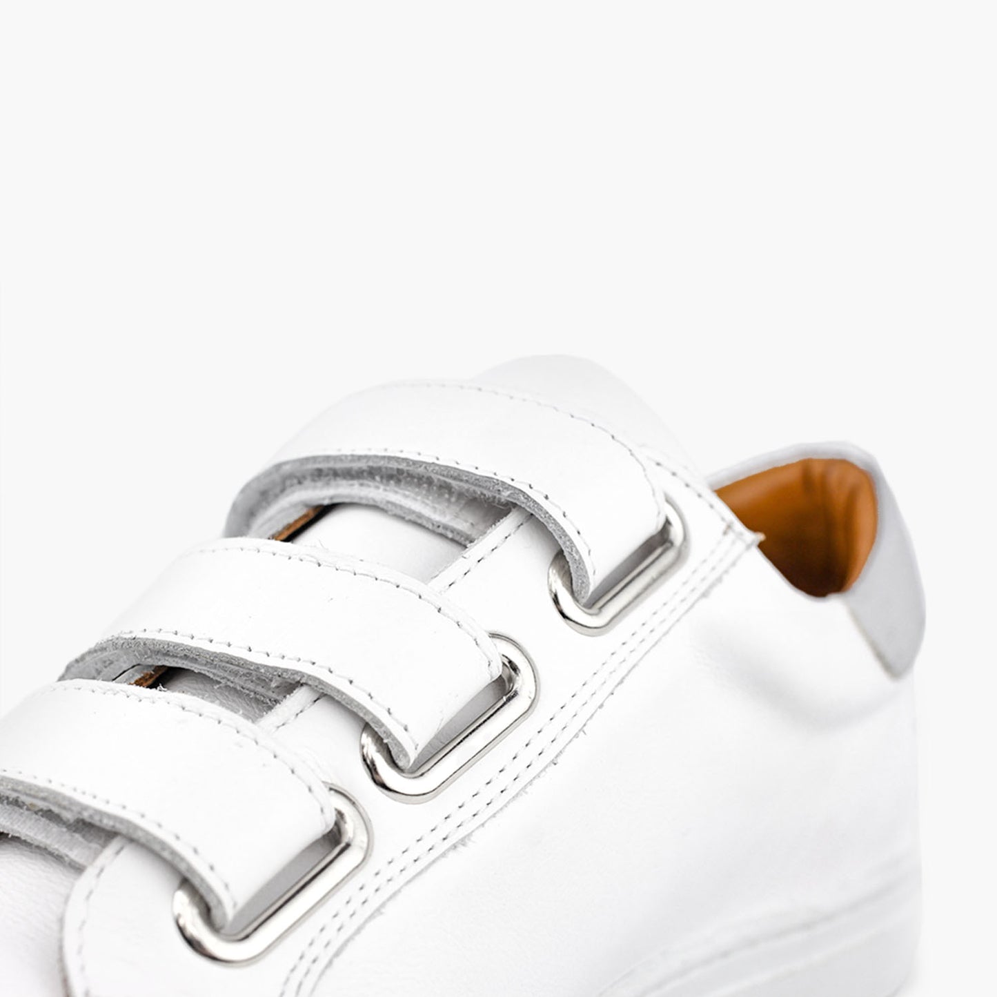 sneakers scratch blanc argent femme orthopédique