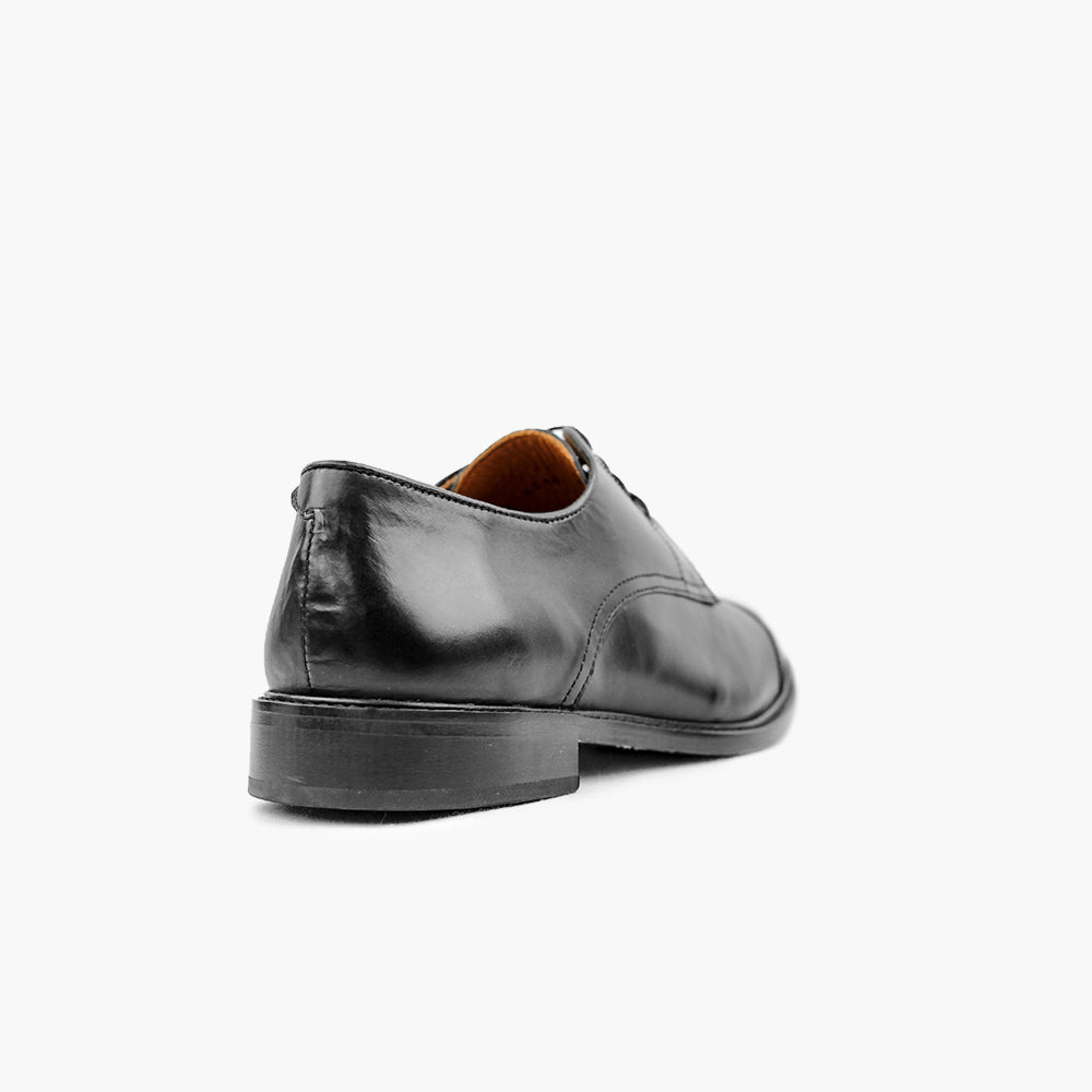 Chaussures homme cuir noir confort pieds sensibles