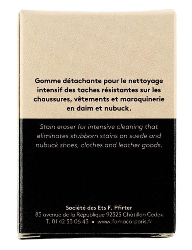 Gomme pour daim & nubuck